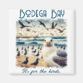 Bodega Bay California Souvenir Gift Magneet (Voorkant)