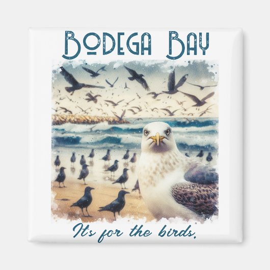 Bodega Bay California Souvenir Gift Magneet (Voorkant)