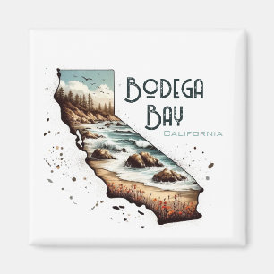 Bodega Bay California Souvenir Gift Magneet