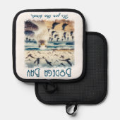 Bodega Bay California Souvenir Gift Pannenlap (Voorkant / Achterkant)