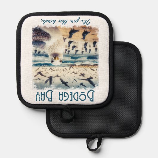 Bodega Bay California Souvenir Gift Pannenlap (Voorkant / Achterkant)