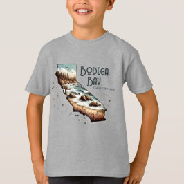 Bodega Bay California Souvenir Gift T-shirt