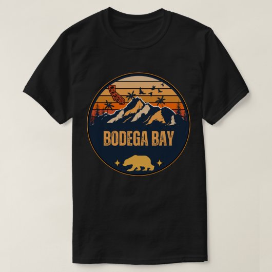 Bodega Bay, Californië T-shirt (Design voorkant)