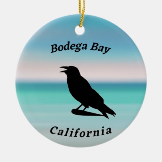 Bodega Bay Souvenir Ceramic Ornament (Voorkant)