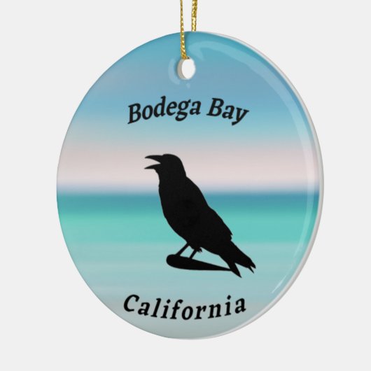 Bodega Bay Souvenir Ceramic Ornament (Links)