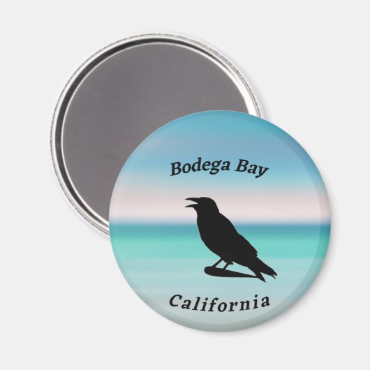 Bodega Bay Souvenir Magnet (Voorkant / Achterkant)