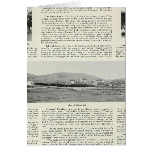 Bodega, Californië (Voorkant)