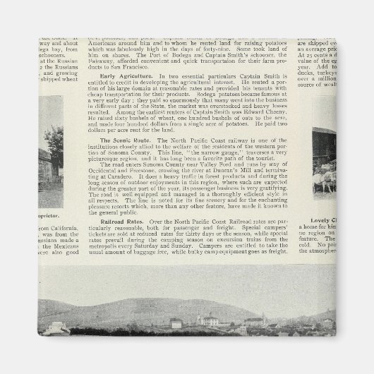 Bodega, Californië Magneet (Voorkant)