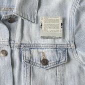 Bodega, Californië Vierkante Button 5,1 Cm (In situ)