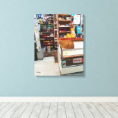 Bodega Cat Canvas Afdruk (Insitu (Houten vloer))