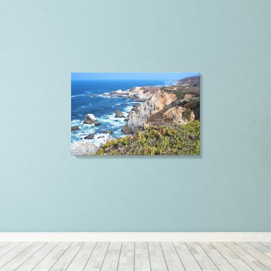 Bodega Head Rugged Coast and Trail Canvas Afdruk (Insitu (Houten vloer))
