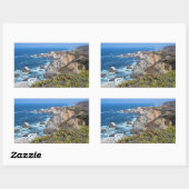 Bodega Head Rugged Coast and Trail Rechthoekige Sticker (Vel)