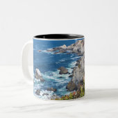 Bodega Head Rugged Coast and Trail Tweekleurige Koffiemok (Voorkant links)
