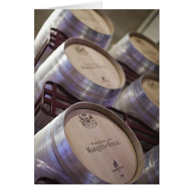 Bodega Marques de Riscal wijnmakerij, wijnkelder (Voorkant)