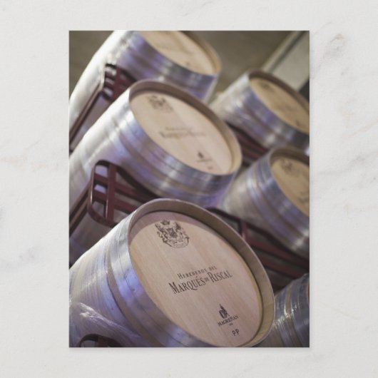 Bodega Marques de Riscal wijnmakerij, wijnkelder Briefkaart (Voorkant)