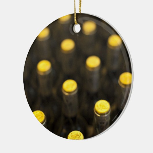 Bodega Marques de Riscal winery, wijnflessen Keramisch Ornament (Links)