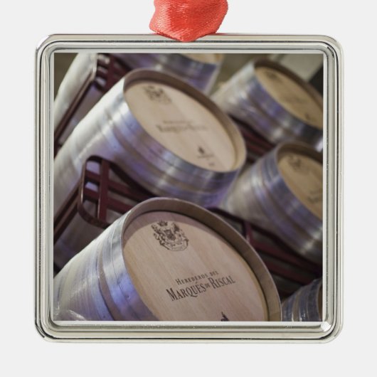 Bodega Marques de Riscal winery, wijnkelder Metalen Ornament (Voorkant)