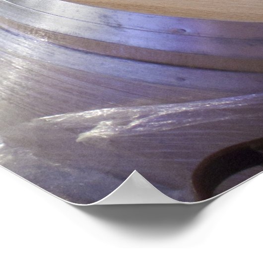 Bodega Marques de Riscal winery, wijnkelder Poster (Hoek)