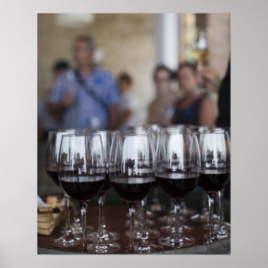 Bodega Marques de Riscal winery, wijnproeverij Poster (Voorkant)