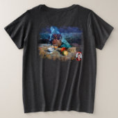 Bodegón a espátula grote maat t-shirt (Design achterkant)