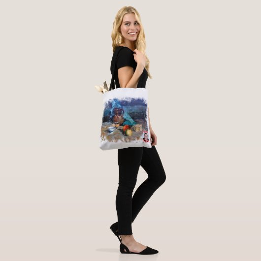 Bodegón a espátula tote bag (Op model)