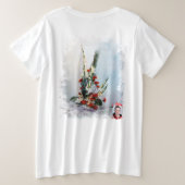 Bodegón de flores grote maat t-shirt (Design achterkant)