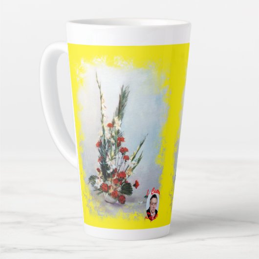 Bodegón de flores latte mok (Linkerhoek)