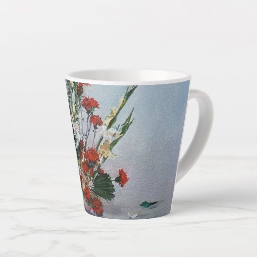 Bodegón de flores latte mok (Rechterhoek)