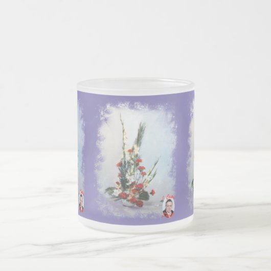 Bodegón de flores matglas koffiemok (Center)