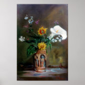 Bodegón de flores poster (Voorkant)