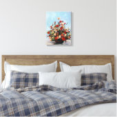 Bodegón de flores/Still life of flowers Canvas Afdruk (Insitu (Slaapkamer))