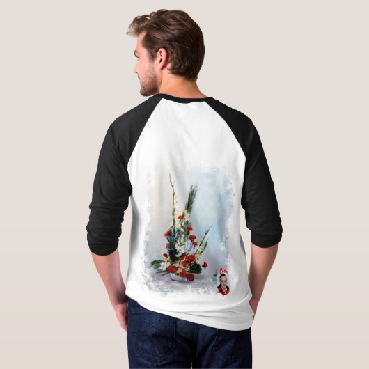 Bodegón de flores t-shirt (Achterkant volledig)