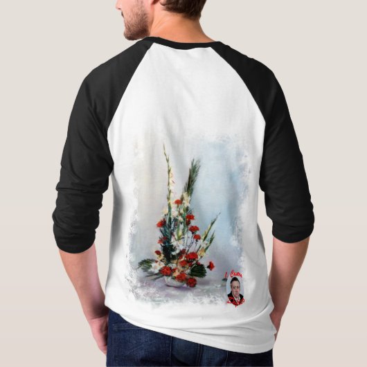 Bodegón de flores t-shirt (Achterkant)
