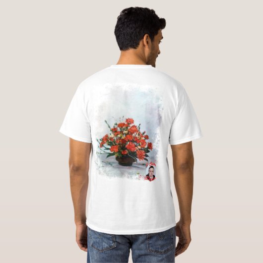Bodegón de flores t-shirt (Achterkant volledig)