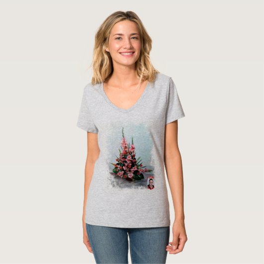 Bodegón de flores t-shirt (Voorkant volledig)
