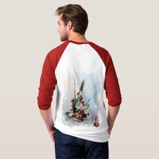 Bodegón de flores t-shirt (Achterkant volledig)