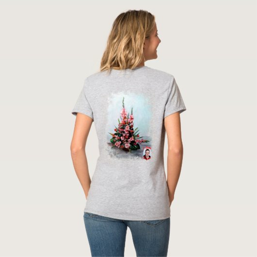 Bodegón de flores t-shirt (Achterkant volledig)