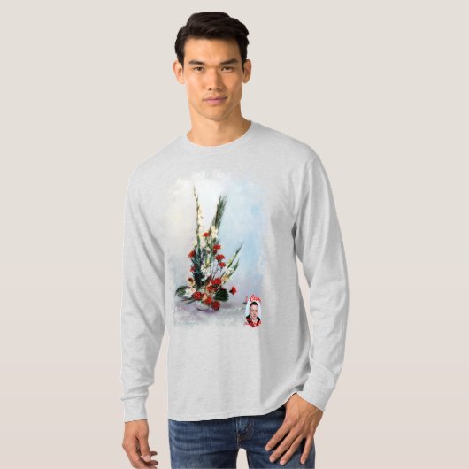 Bodegón de flores t-shirt (Voorkant volledig)