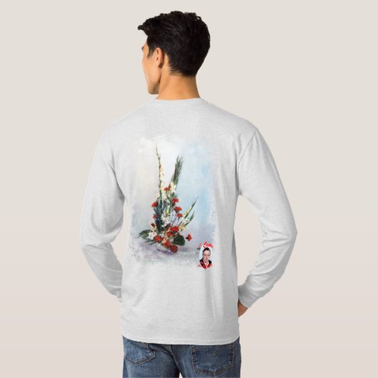 Bodegón de flores t-shirt (Achterkant volledig)