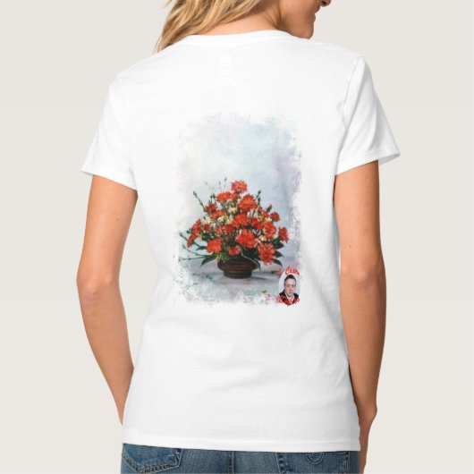 Bodegón de flores t-shirt (Achterkant)