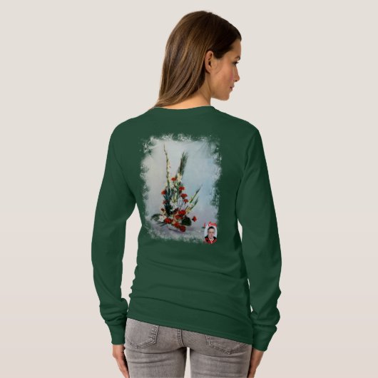 Bodegón de flores t-shirt (Achterkant volledig)