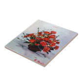 Bodegón de flores tegeltje (Zijkant)