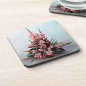 Bodegón de flores/Toch leven bloemen Bier Onderzetter (Linkerzijde)