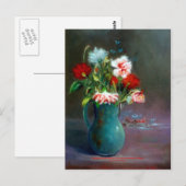 Bodegón de flores/Toch leven bloemen Briefkaart (Voorkant / Achterkant)