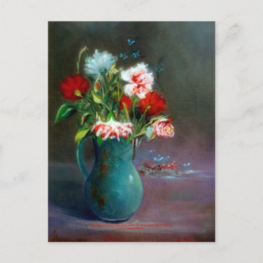 Bodegón de flores/Toch leven bloemen Briefkaart (Voorkant)