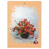 Bodegón de flores/Toch leven bloemen Klembord (Achterkant)