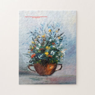 Bodegón de flores/Toch leven bloemen Legpuzzel