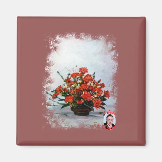 Bodegón de flores/Toch leven bloemen Magneet (Voorkant)