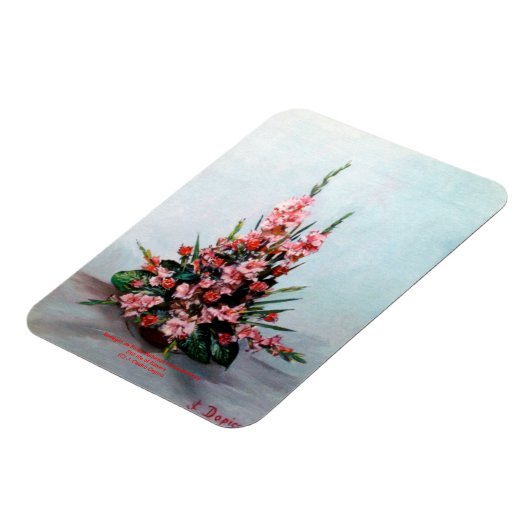 Bodegón de flores/Toch leven bloemen Magneet (Linkerzijde)