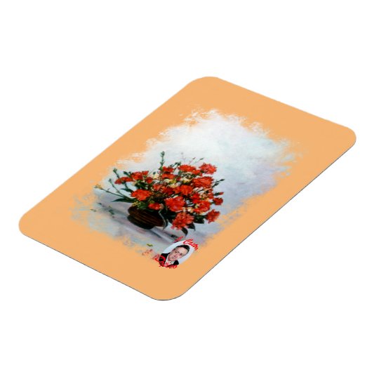 Bodegón de flores/Toch leven bloemen Magneet (Linkerzijde)